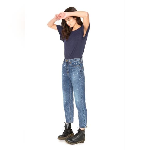 NWT Free People x Sandrine Rose Straight Fit Jeans Size 27 - Picture 4 of 8